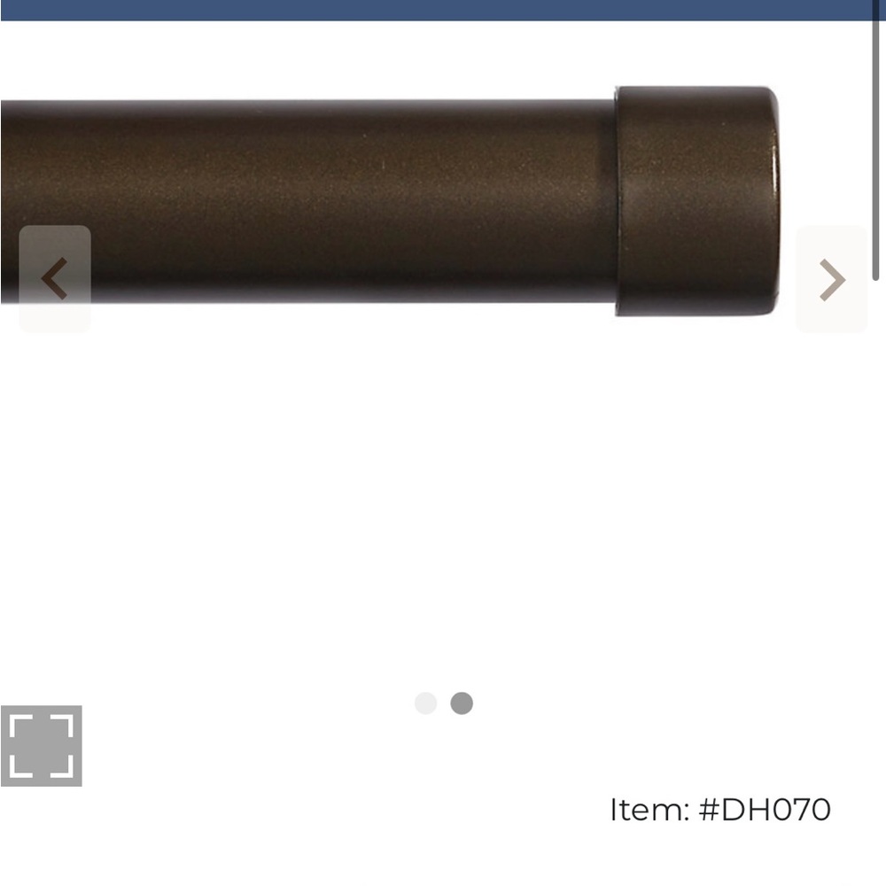 Ballard Designs drapery Curtain Rod end caps